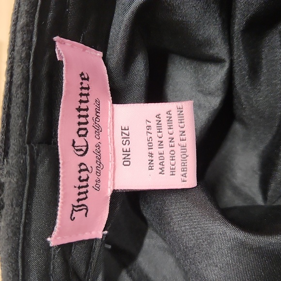 Juicy Couture Sequin Black Hat Cap - Picture 4 of 6